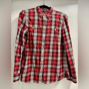 Lauren Ralph Lauren | Plaid Button-up Shirt - Red